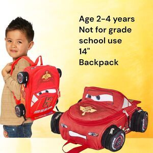Disney Pixar Cars Lighting McQueen Rusteze Mini Backpack Toddler Boys Red  Kid